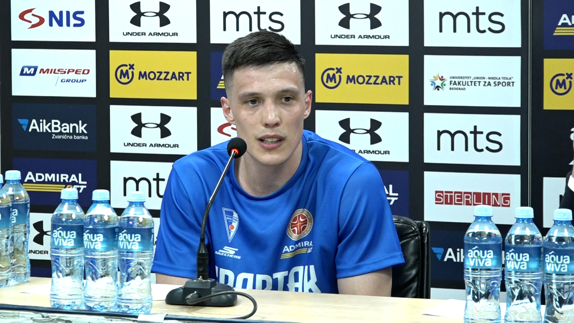 Beograd, Milos Milisavljevic igrac KK Spartak iz Subotice, i dalje verujem da mozemo a osvojimo ovo prvenstvo Beograd, Milos Milisavljevic igrac KK Spartak iz Subotice, i dalje verujem da mozemo a osvojimo ovo prvenstvo